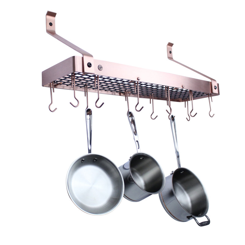 Handcrafted Gourmet Wall Mounted Pot Rack