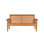 Banc de jardin robuste en bois traité