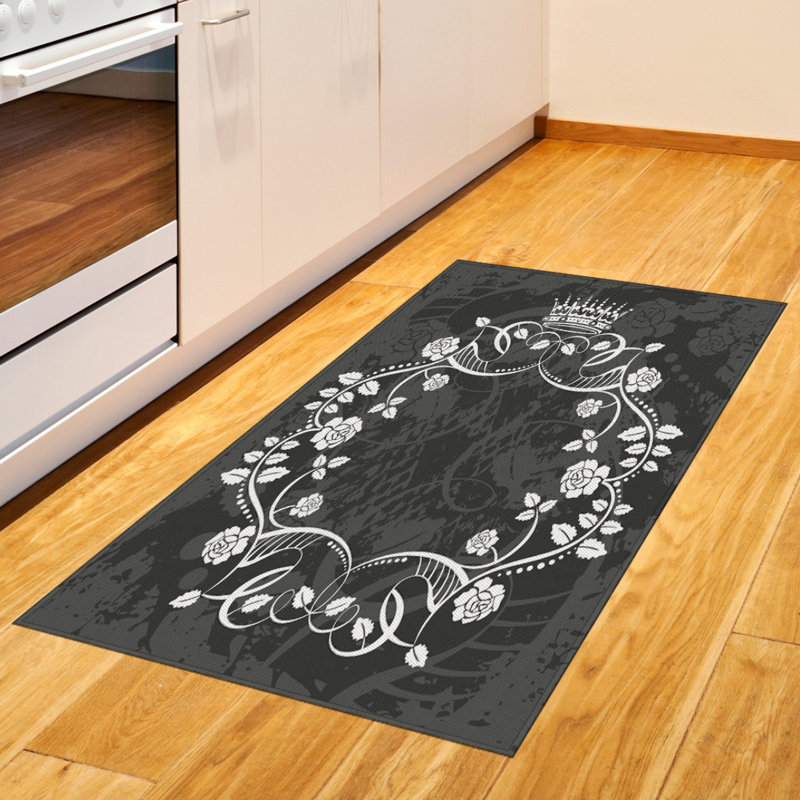 Antique High Density Long Fiber Poly Threads Decorative Area Rug Carpet, Rectangle 2'7" x 5'