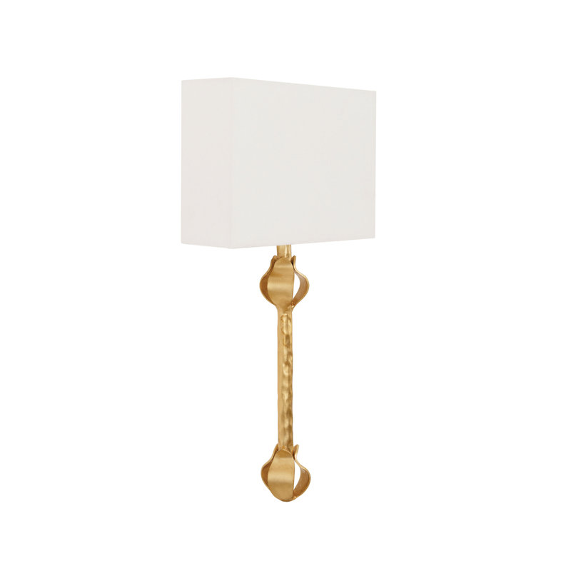 Linda 1 - Light Armed Sconce, Gold Leaf