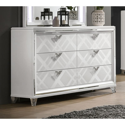 Waldrup 64.5'' W 6 - Drawer Dresser