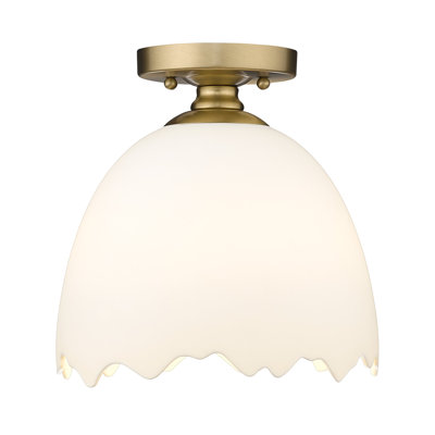 Shell Semi Flush Mount