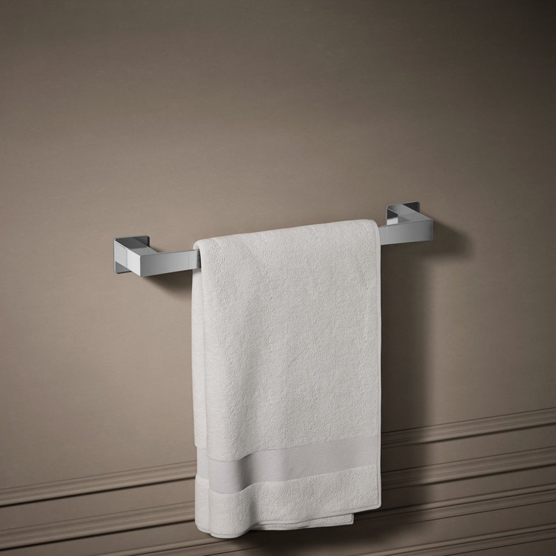 Porte-serviettes Honesty, Chrome poli, L 18 po