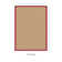 Nannette Handmade Medium Beige Berber with Red Cotton Border Area Rug