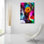 Art mural en verre épique «Synesthetic Aurora» par Mario Sanchez Nevado, 24 po x 36 po