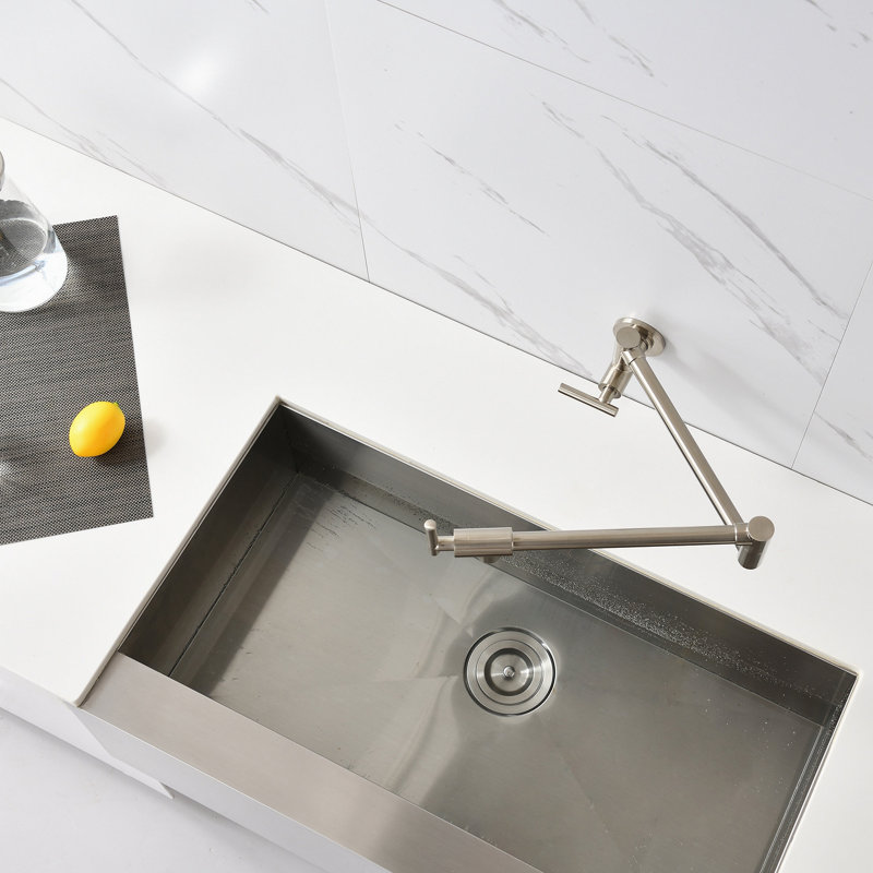 Robinet remplisseur mural, Brushed Nickel