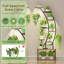 2 supports à plantes de 160 cm de haut avec lampe de croissance, étagère à plantes à 9 niveaux