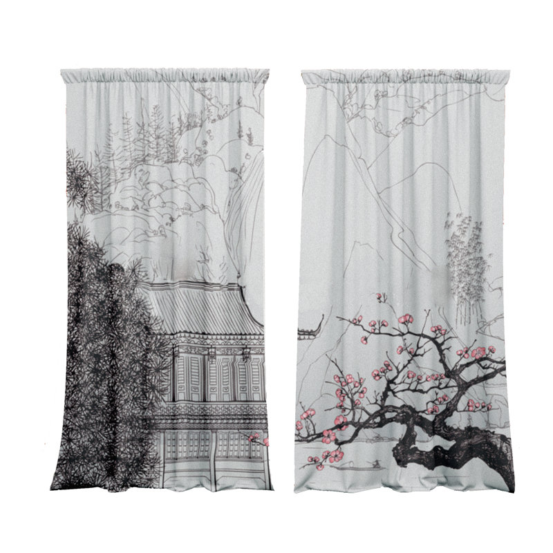 Blackout Curtain Panel Pair, 148 W x 300 D cm
