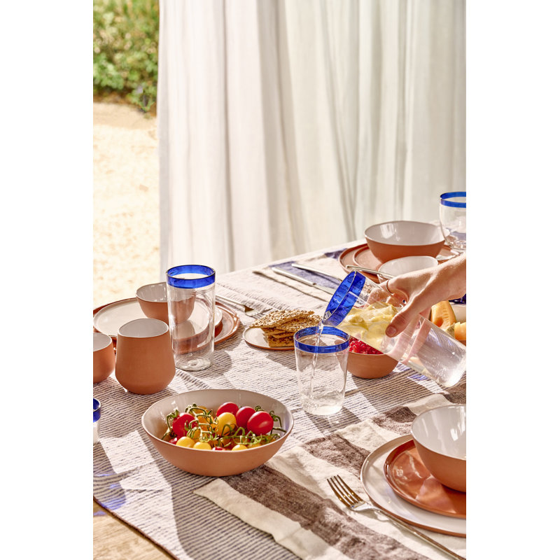 Verre borosilicaté 10 oz., Bleu, 13 oz