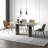 Modern PU Leather Upholstered Dining Chairs With Sturdy Metal Legs (Set Of 6)-1017174438