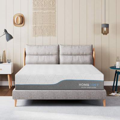 14 Inch Green Tea Medium Firm Gel Memory Foam Mattress , Bed Mattress In A Box Washable Cover