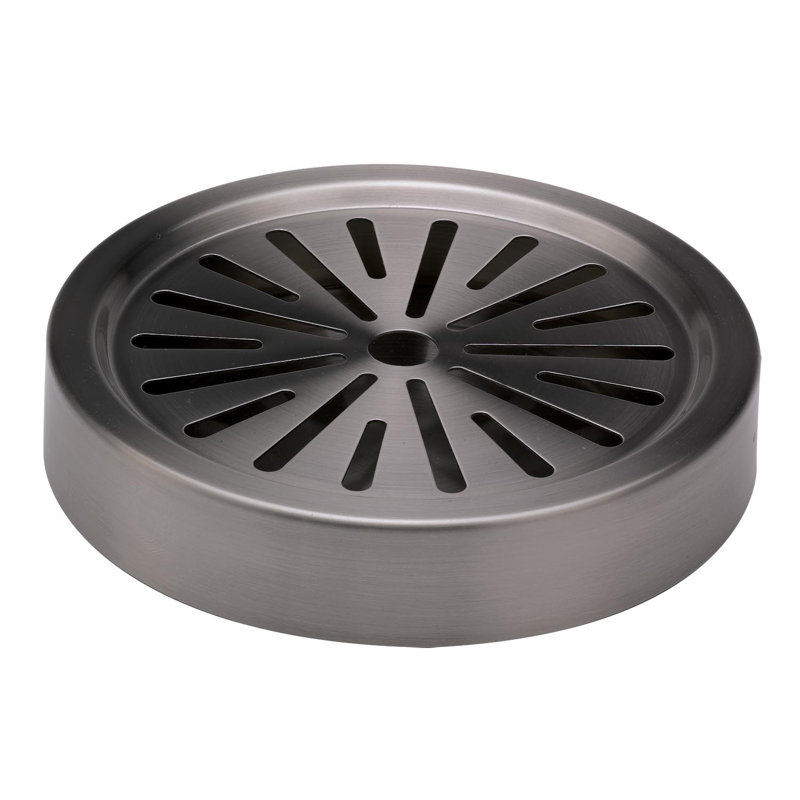 Stainless Steel 6" Beverage Dispenser Drip Tray, Silver