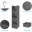 6 Tier Shelf Hanging Closet Organizer, Closet Hanging Shelf With 2 Sturdy Hooks For Storage, Foldable (D3)-222915286