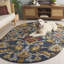 Tapis floral en laine touffeté à la main Haimes-2060022642-2070346672
