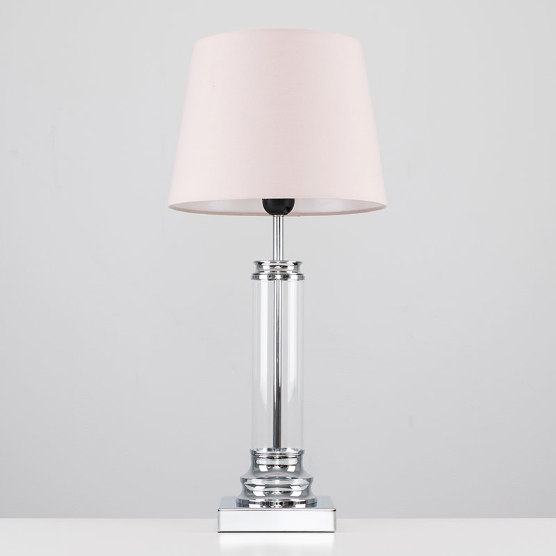 Babille Table Lamp, No, Dusty Pink
