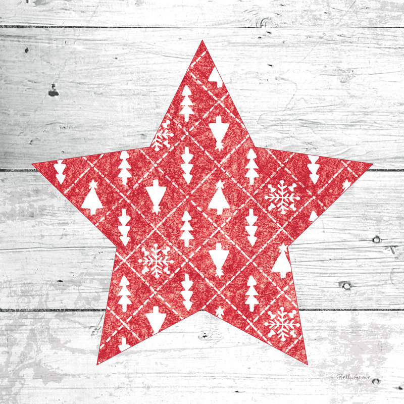 Nordic Holiday XIII by Beth Grove - Wrapped Canvas Print, 91cm H x 91cm W x 3.8cm D