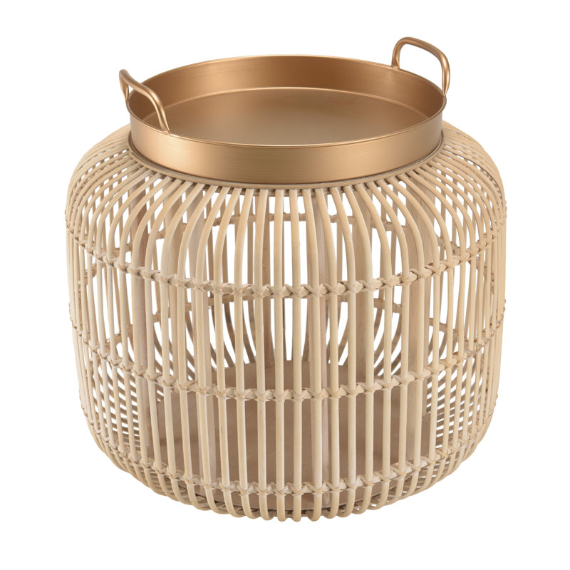 Cleasby Tray Top Drum End Table