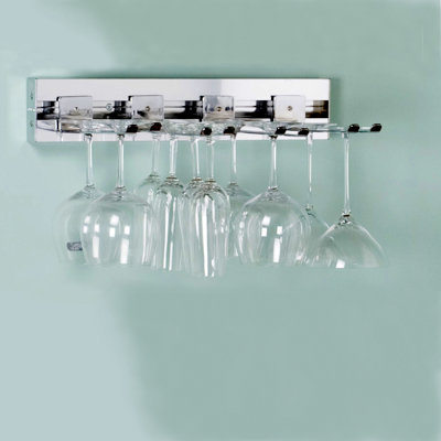 Wall Mounted Wine Glass Rack