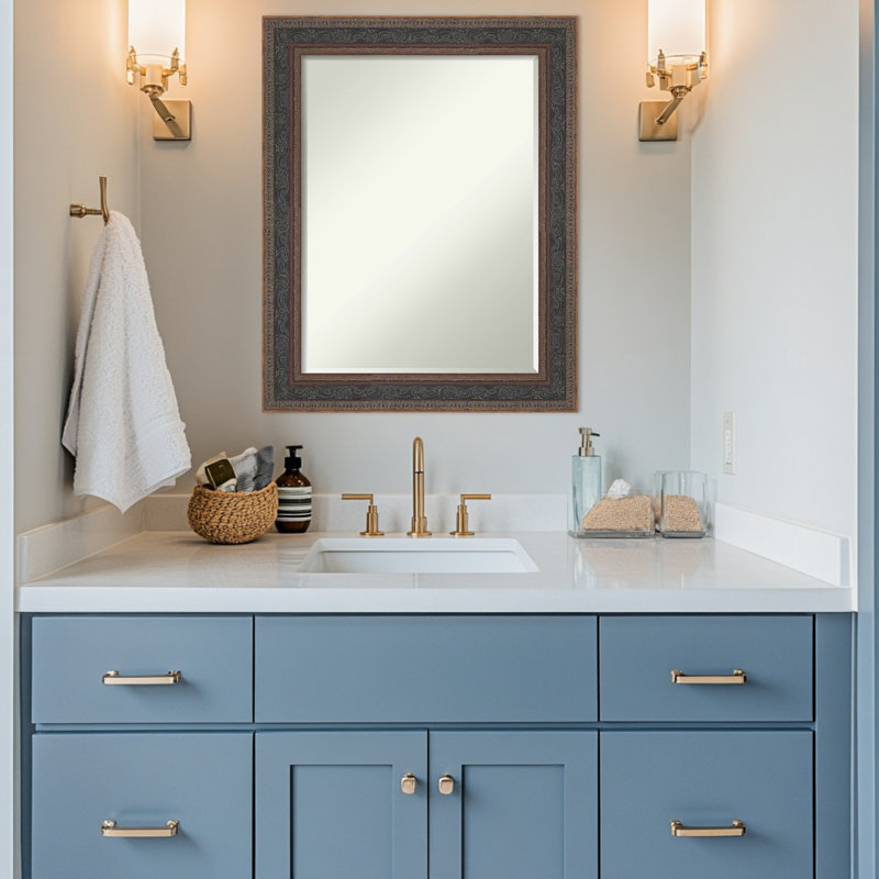 Miroir mural de salle de bain Attic, Bronze
