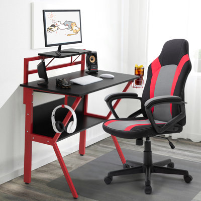 Metal Base Writing Desk