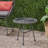 Orlando Outdoor Glass Top Faux Rattan Side Table,Tempered Glass Top End Table For Balcony Porch Deck-662715519