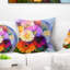Bouquet de fleurs de gerbera colorées - coussin imprimé floral-29601009-29601013