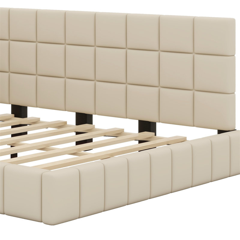 Upholstered Daybed, Beige