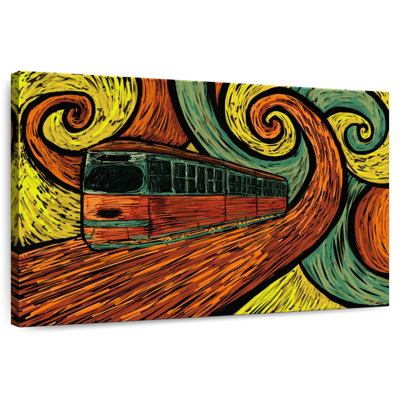 Abstract Tram Journey