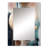 Soft Colors Shapes And Lines Marble V - Modern Rectangular Wall Mirror-1452151512