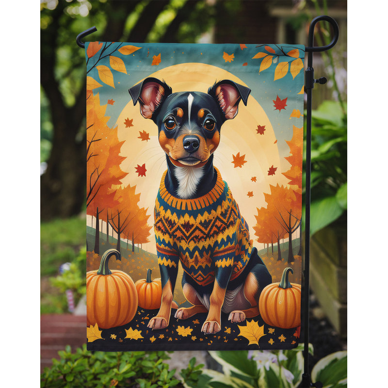 Drapeau de jardin miniature Pinscher