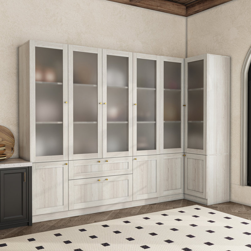 Grand garde-manger de coin de 94,5 po
