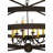 Freddy 12 - Light Steel Dimmable Chandelier