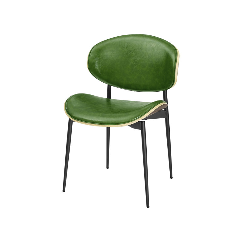 Schrader Upholstered Side Dining Chair, Green