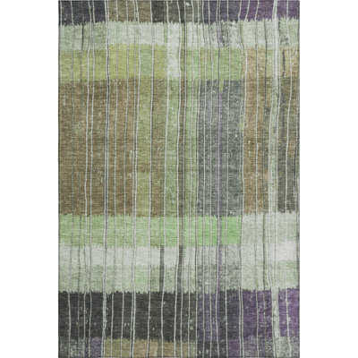 Premium Machine Washable Millbrook AMF1962 Stripes Rug