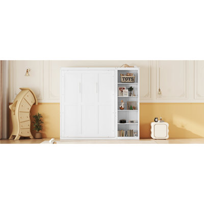 Murphy Bed Wall Bed with Shelves
