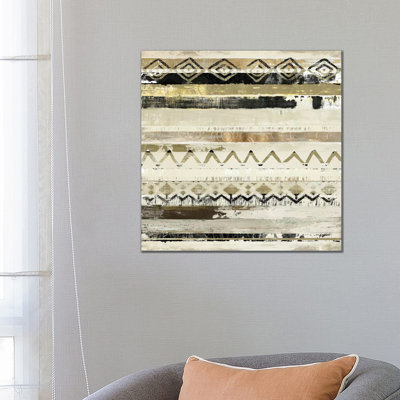 African Patchwork I by Tom Reeves - Wrapped Canvas Painting