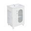 Meuble-lavabo de salle de bain avec lavabo, armoire de salle de bain avec tablette réglable-584650742