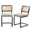 Chaise d'appoint rembourrée en velours Amyris-599059440-587093980