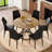 Modern Industrial Dining Set with Ergonomic Chairs