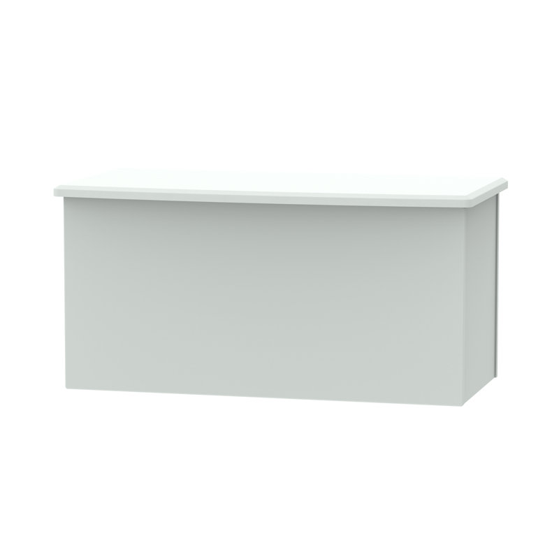 Fully Assembled Lincoln Trunk, Grey/White