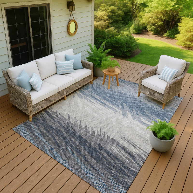 Tapis intérieur / extérieur lavable à la machine Huseby ACN2272, Rectangle 2 pi 6 po x 3 pi 10 po