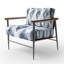 Chaise d'appoint moderne - Fauteuil Ikat Mist-1270735087