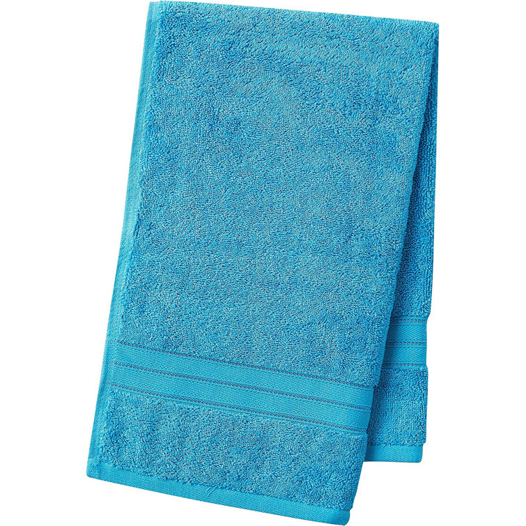 6pc Quick Dry Bath Towel Set Turquoise - Cannon