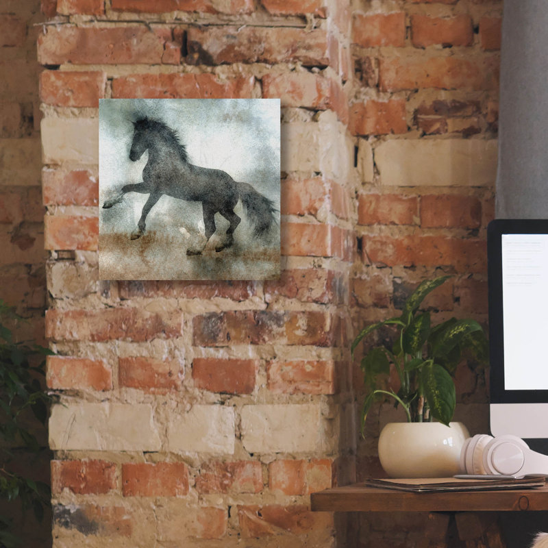 «Wild Horse 2», H 12 po x l 12 po x P 0,75 po