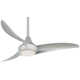 44" 3 - Blade LED Propeller Ceiling Fan with Remote Control and Light Kit Included