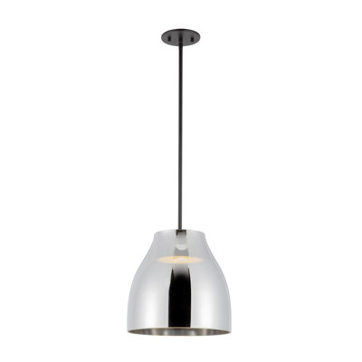 Single Light Glass Dimmable LED Pendant