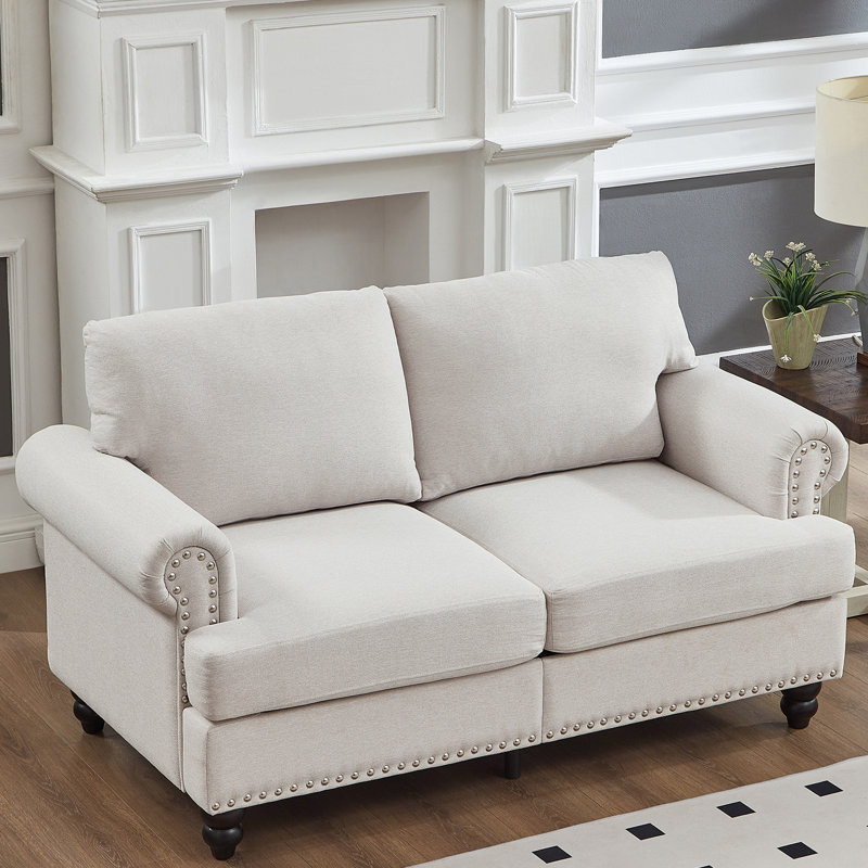 Canapé en tissu Classic Design, Beige