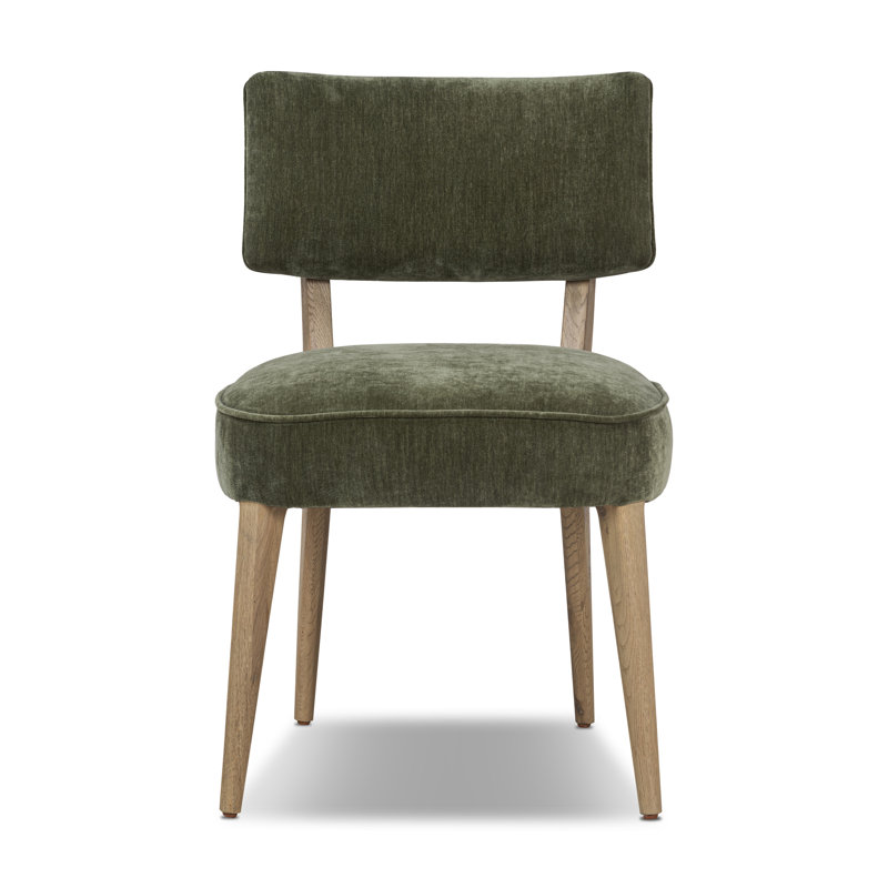 Orville Dining Chair-Cambric Ivory, Amici Moss