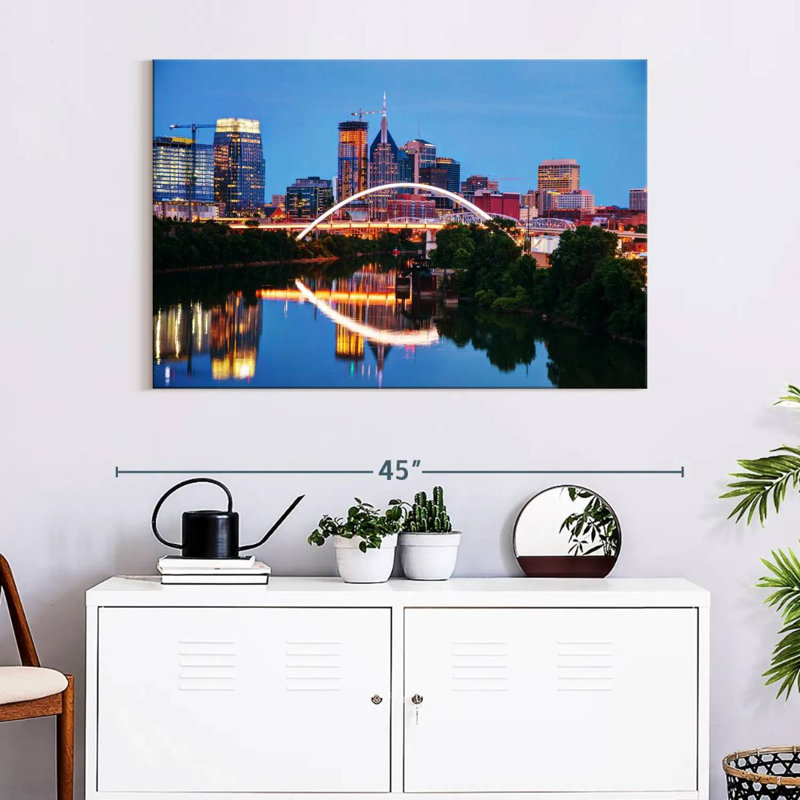 Kavia, Nashville, Tennessee, paysage urbain, H 26 po x l 39 po