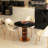 33.5" Round Pedestal Dining Table-1166085356